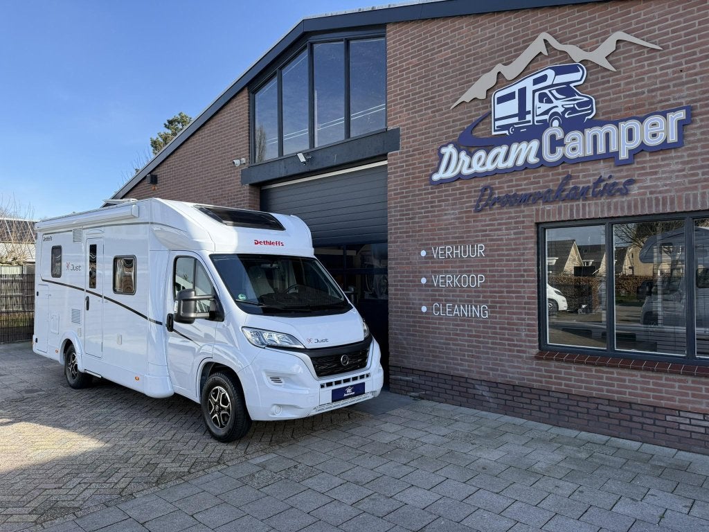 Dethleffs Just Automaat Fiat 8, Caravans en Kamperen, Campers, Automaat, Luifel, Ringverwarming, Fiat
