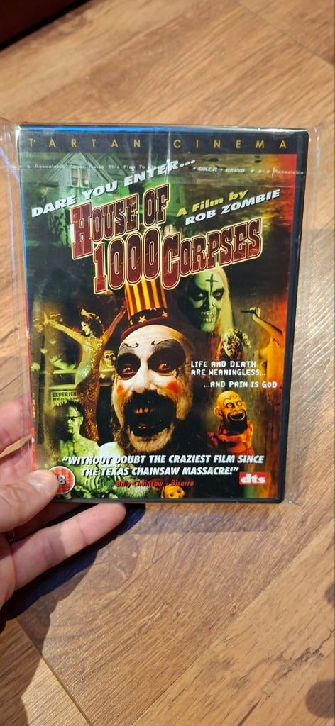 House of 1000 Corpses DVD - Rob Zombie Horror, Vanaf 16 jaar, Ophalen of Verzenden, Gebruikt, Gore