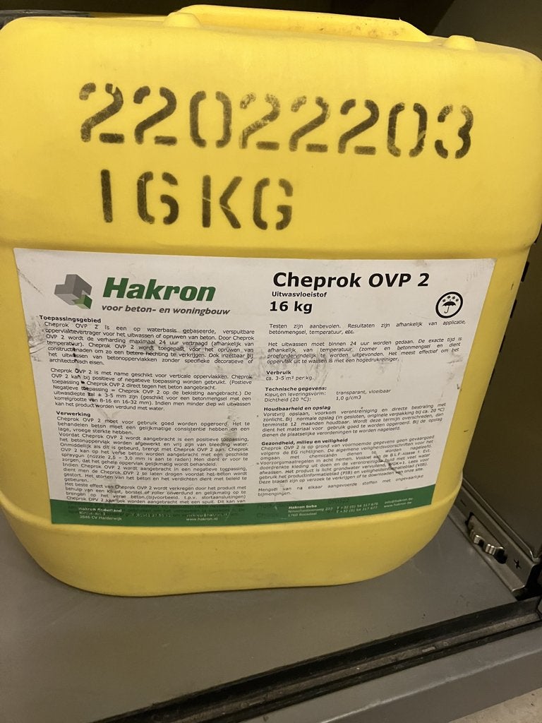 uitwasproduct beton, Ophalen, Zo goed als nieuw
