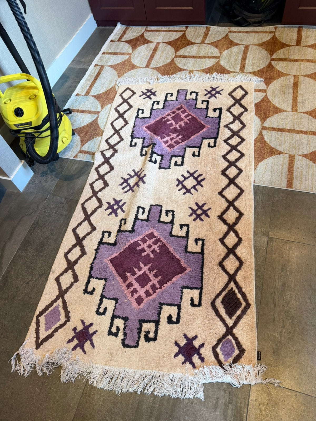 HKliving bohemian vloerkleed 175x90, 150 tot 200 cm, 200 cm of meer, Ophalen of Verzenden, Zo goed als nieuw