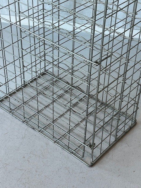 Vintage wijnrek draadstaal flessenrek retro wijnhouder 1960s, Ophalen, Gebruikt, ., .