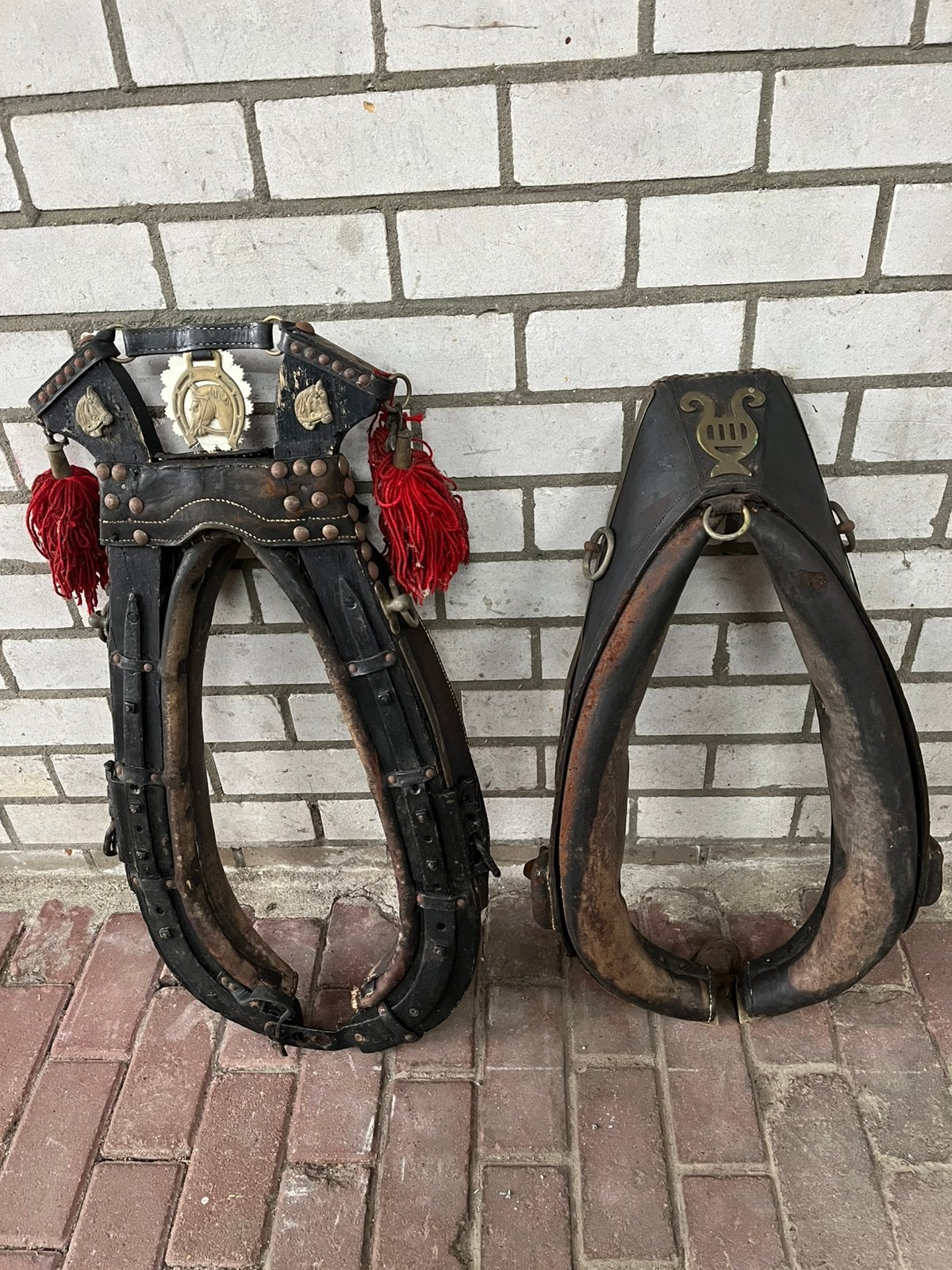 2 garelen voor trekpaard / paardenkoets, Dieren en Toebehoren, Ophalen