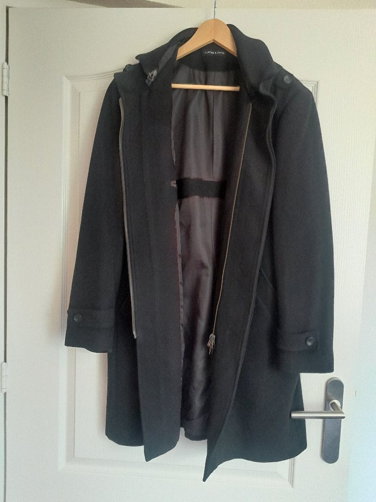 Heren winterjas maat 52, Kleding | Heren, Ophalen, Maat 52/54 (L), Carter & Davis, Zwart