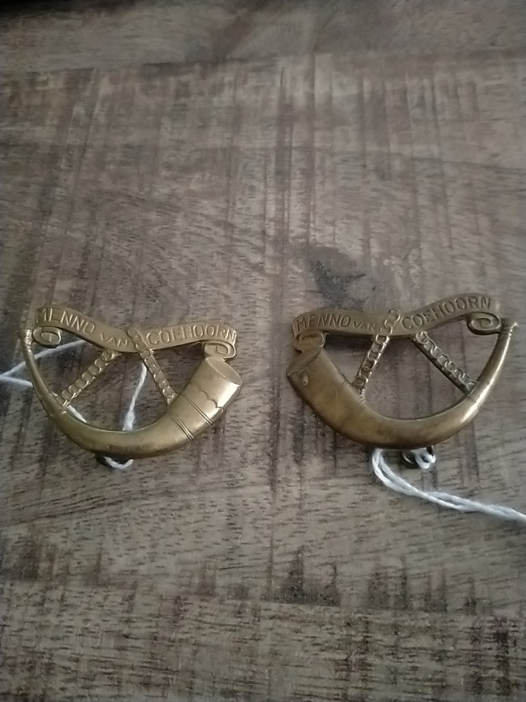 NL , KL , Schouderemblemen Menno van Coehoorn, Verzamelen, Verzenden, Landmacht, Nederland, Embleem of Badge