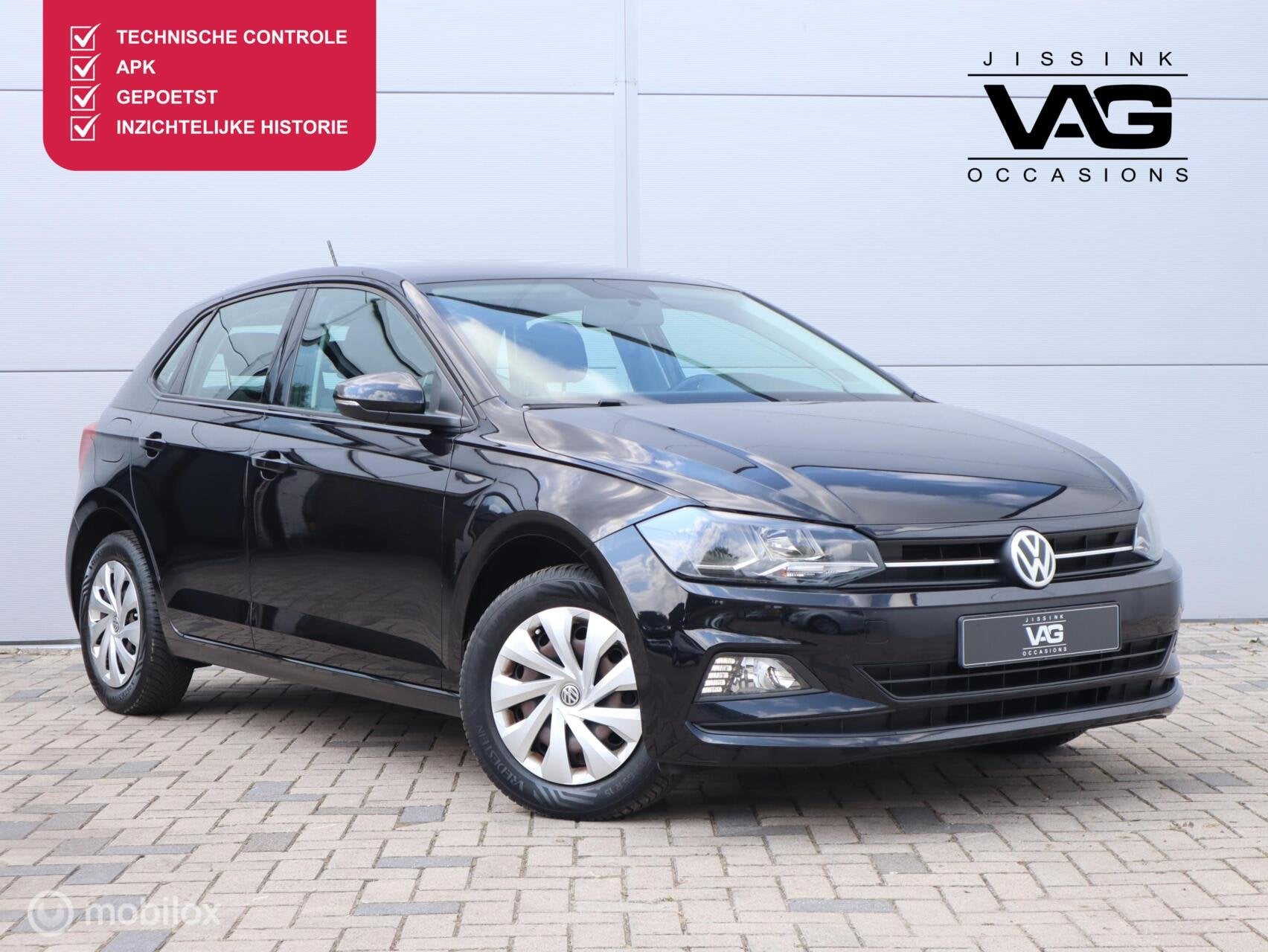 Volkswagen Polo 1.0 TSI ACC Automaat CarPlay Navi Airco, Auto's, Stof, Gebruikt, 95 pk, Origineel Nederlands