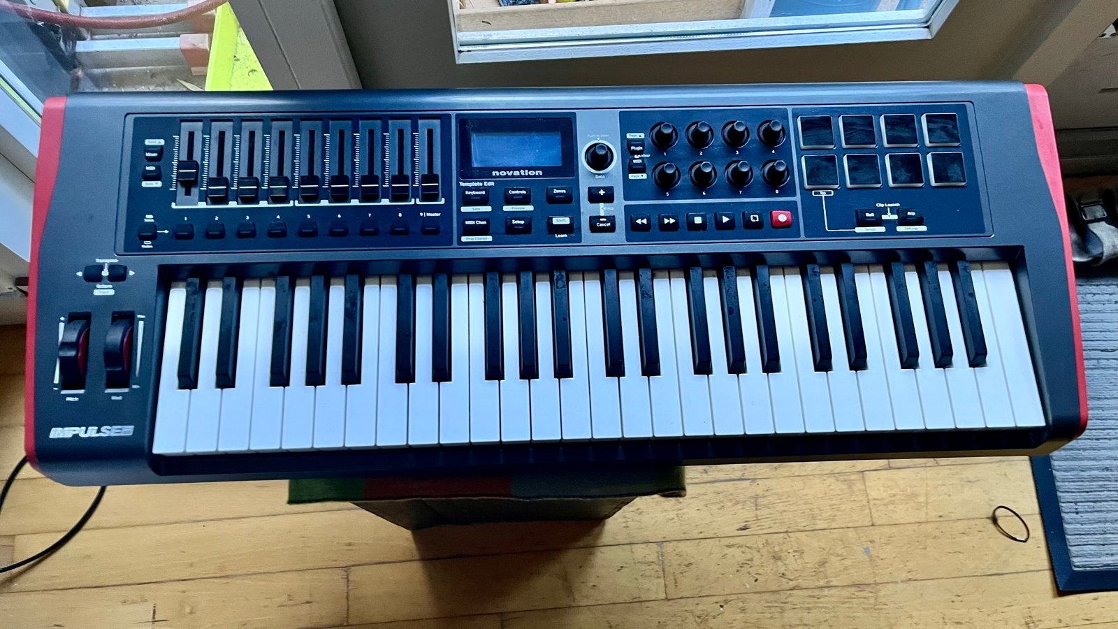 Novation Impulse 49 MIDI Controller Keyboard, Zo goed als nieuw, Aanslaggevoelig, Ophalen, 49 toetsen
