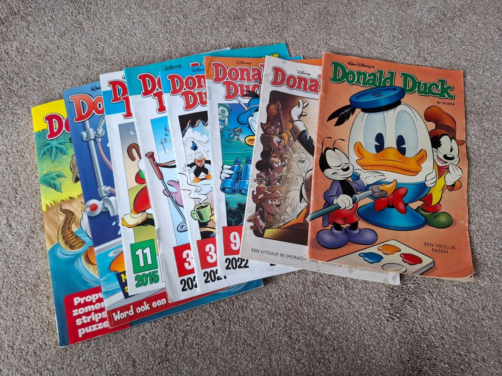 Donald Ducks 8x, Meerdere comics, Ophalen of Verzenden, Gelezen, Europa