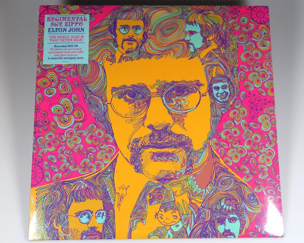 Elton John LP - Regimental Sgt. Zippo (RSD 2021 Mono) SEALED, Geseald, 2020 tot heden, Ophalen of Verzenden, 12 inch