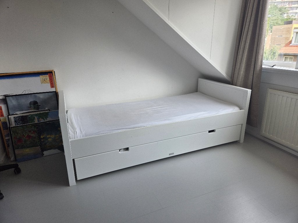 Bobita Eenpersoons Tienerbed combi, Ophalen, Overige materialen, Gebruikt, 90 cm