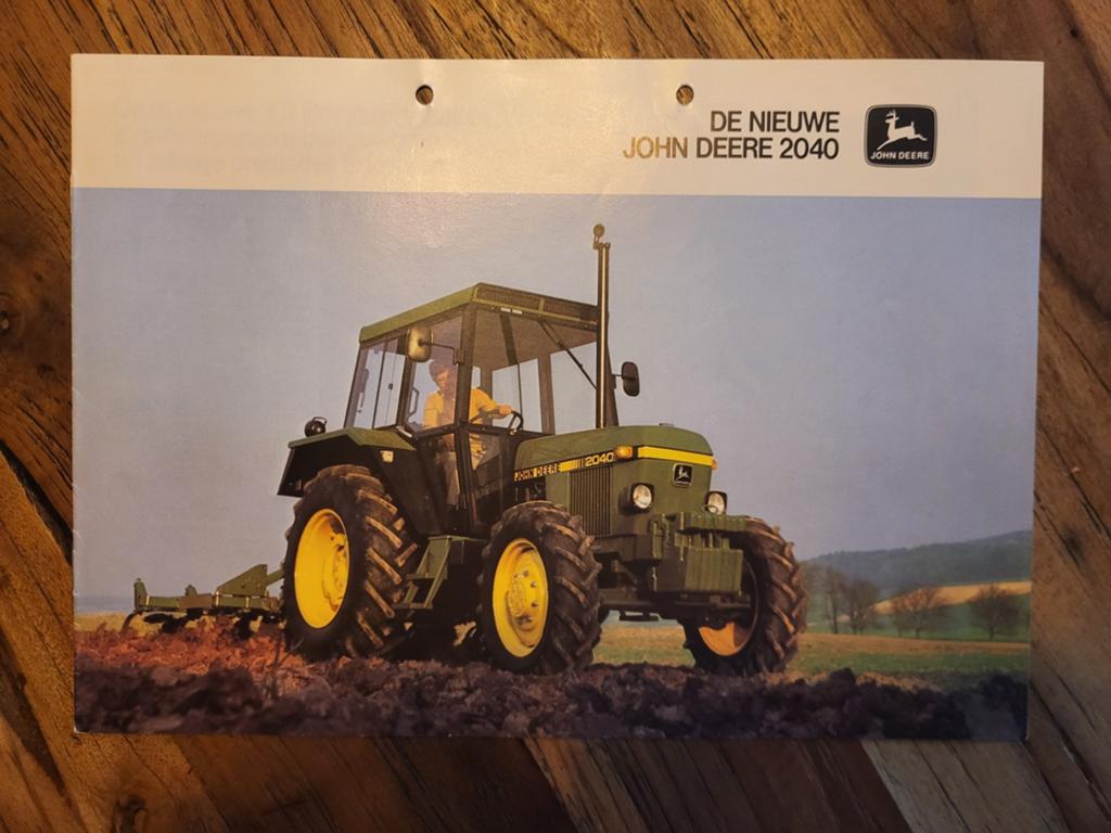 tractor folder John Deere 2040, Ophalen of Verzenden, Zo goed als nieuw
