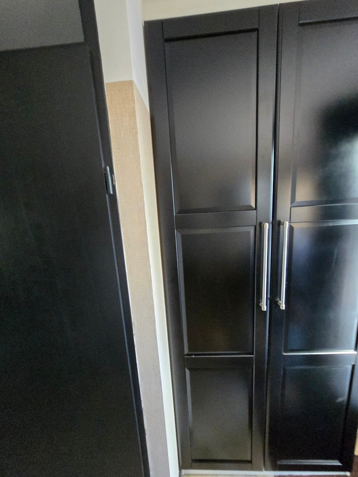 IKEA Undredal deur 50x236 cm - Zwart, Gebruikt, Minder dan 80 cm, 215 cm of meer, Binnendeur