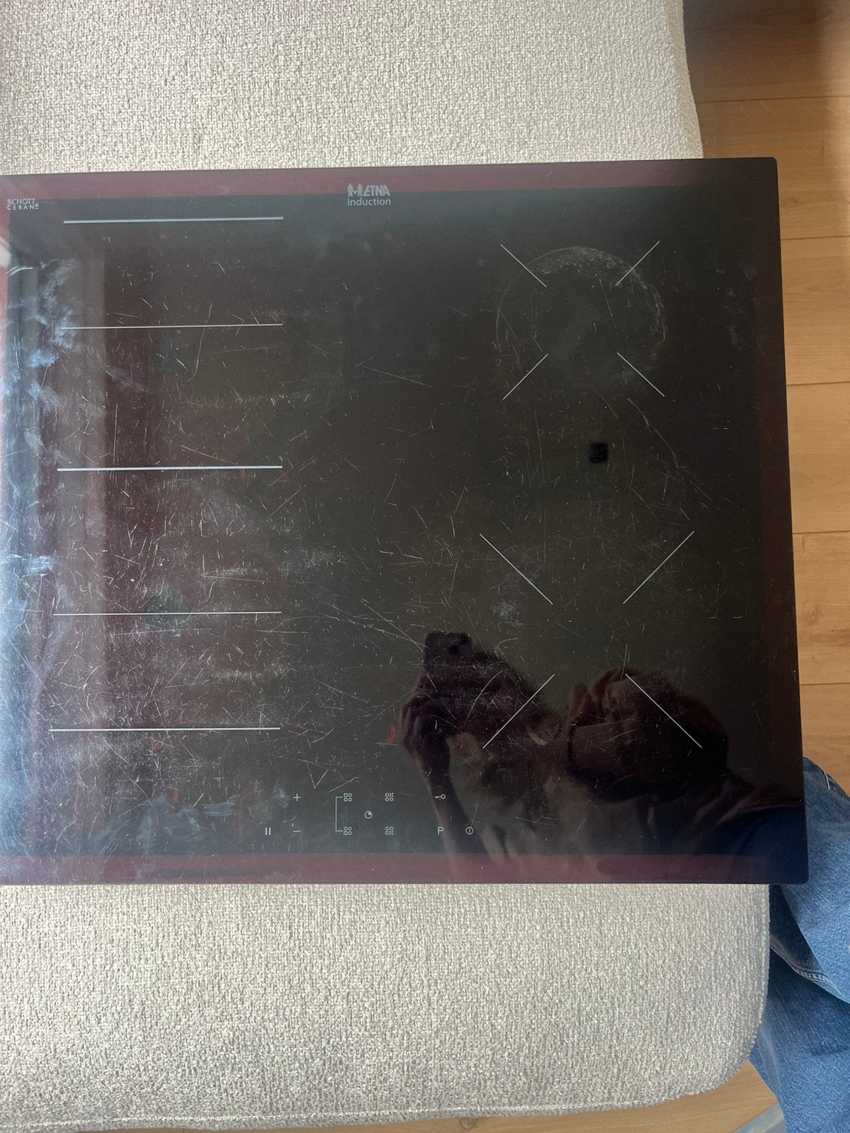 Inductiekookplaat Etna, Ophalen, Gebruikt