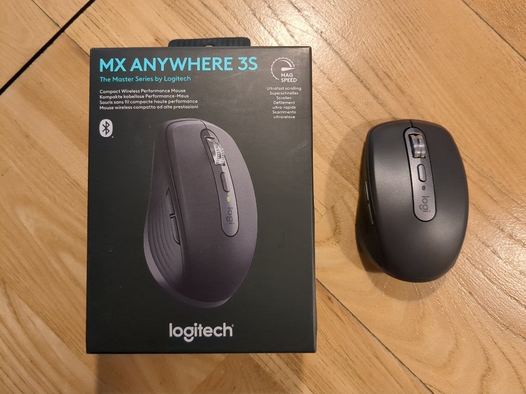 MX Logitech MX Anywhere 3S Bluetooth compacte draadloze muis, Computers en Software, Muizen, Rechtshandig, Muis, Ophalen of Verzenden