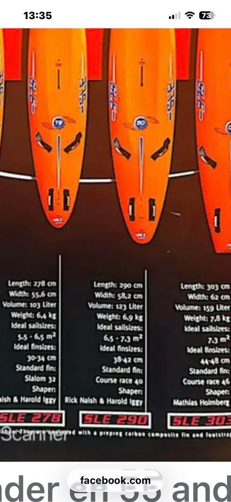 Mistral SLE 290 Windsurfplank - Perfect voor beginners, Watersport en Boten, Windsurfen, Ophalen, 250 tot 300 cm, Gebruikt, Met vin(nen)