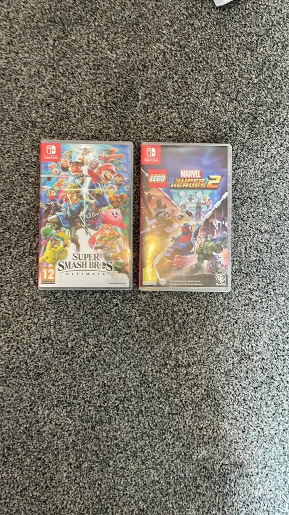 Nintendo Switch games: Super Smash Bros. Ultimate & LEGO Mar, Online, Overige genres, 1 speler, Ophalen of Verzenden