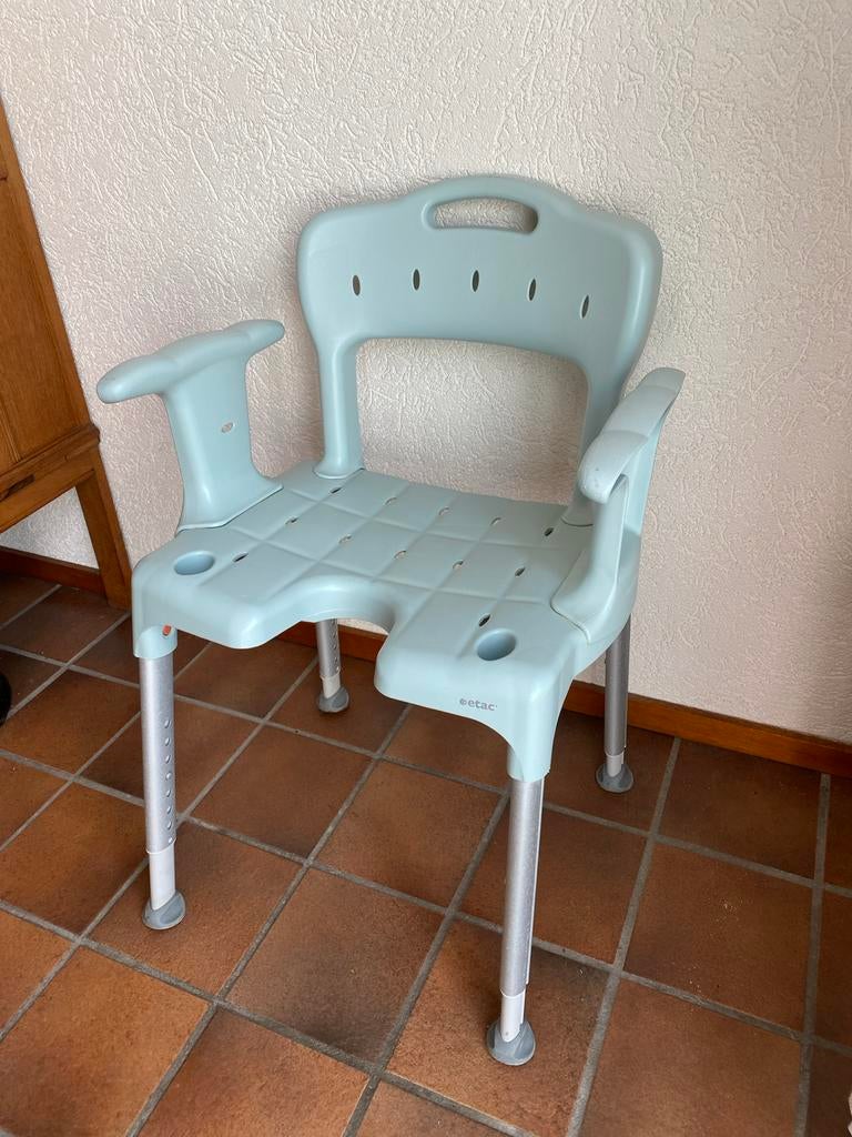 Douchestoel, Ophalen, Gebruikt