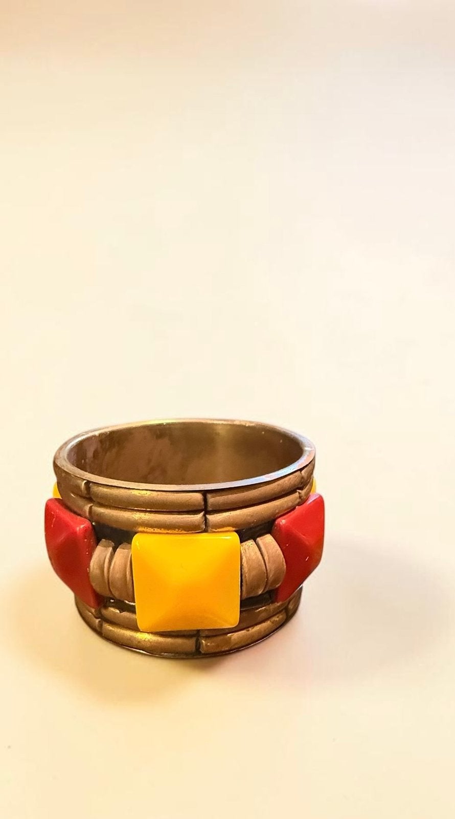 Vintage armband, Ophalen of Verzenden, Gebruikt, Goud