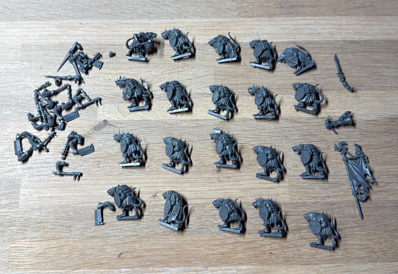 Warhammer Skaven 20x clanrats #2, Ophalen of Verzenden, Warhammer
