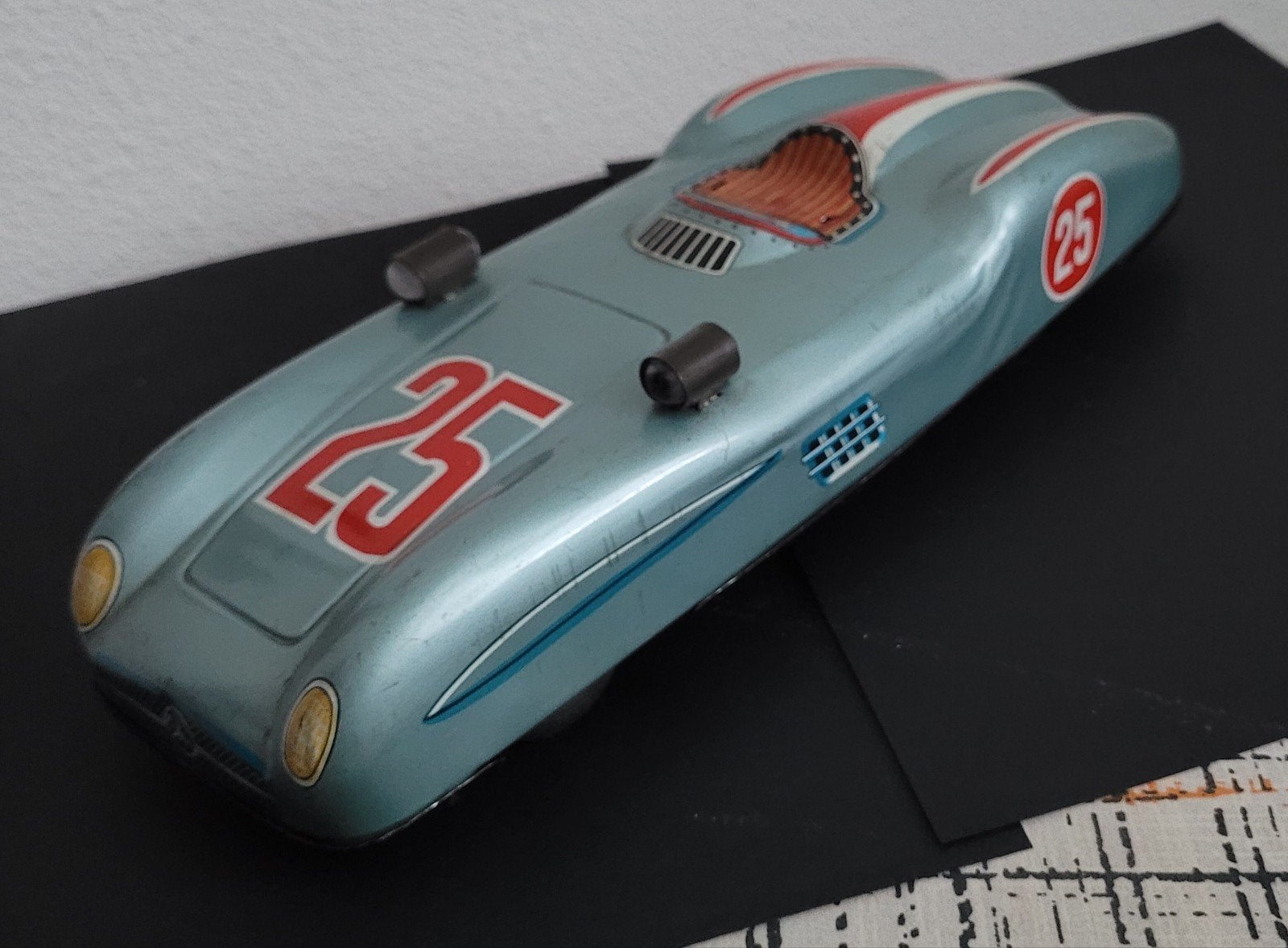 Nomura tin toy Japan jaren 50 werkend Mercedes geen Aoshin, Ophalen of Verzenden