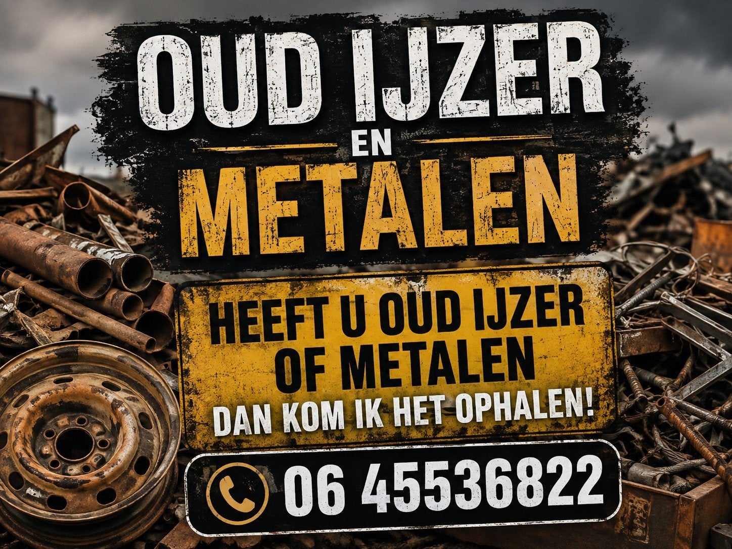 oud ijzer en metalen, Ophalen