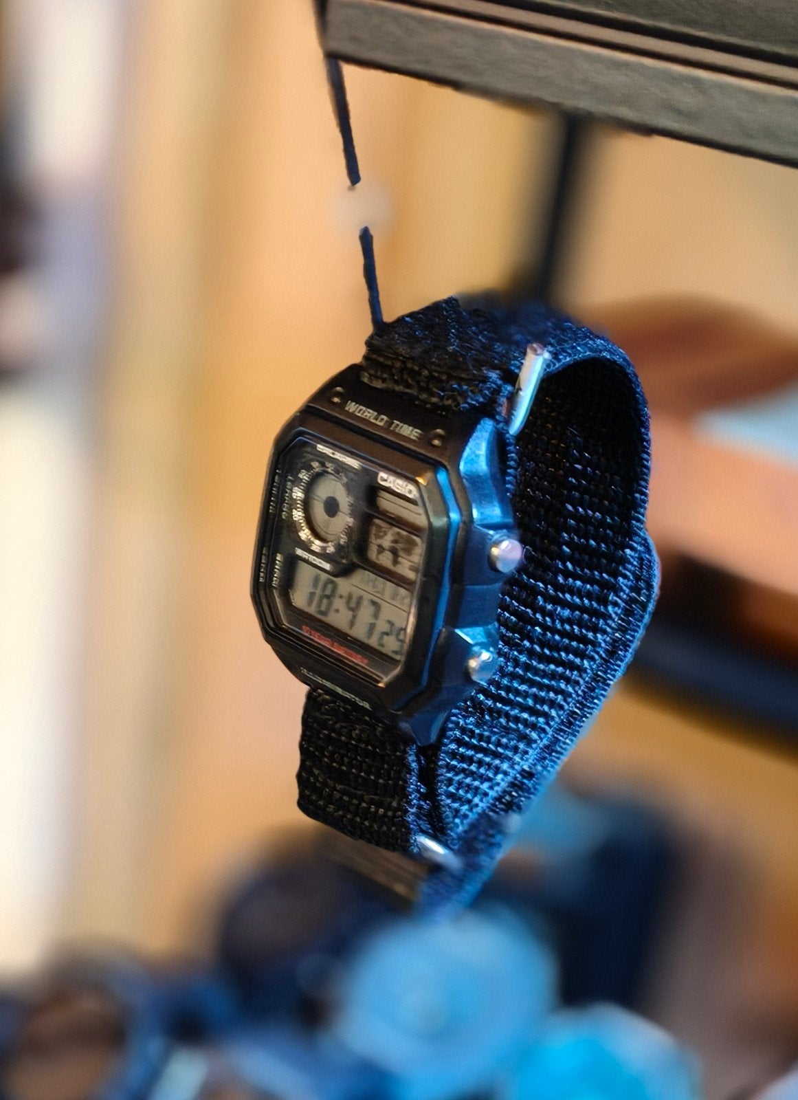 Casio AE-1200, Sieraden, Tassen en Uiterlijk, Ophalen of Verzenden, Zo goed als nieuw, Zwart, IOS