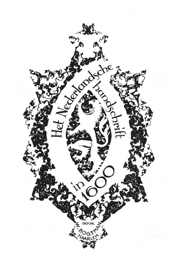 Het Nederlandsche Handschrift in 1600 - Paleografie, Boeken, Nieuw, Ophalen of Verzenden, Nederland, Willem Bogtman