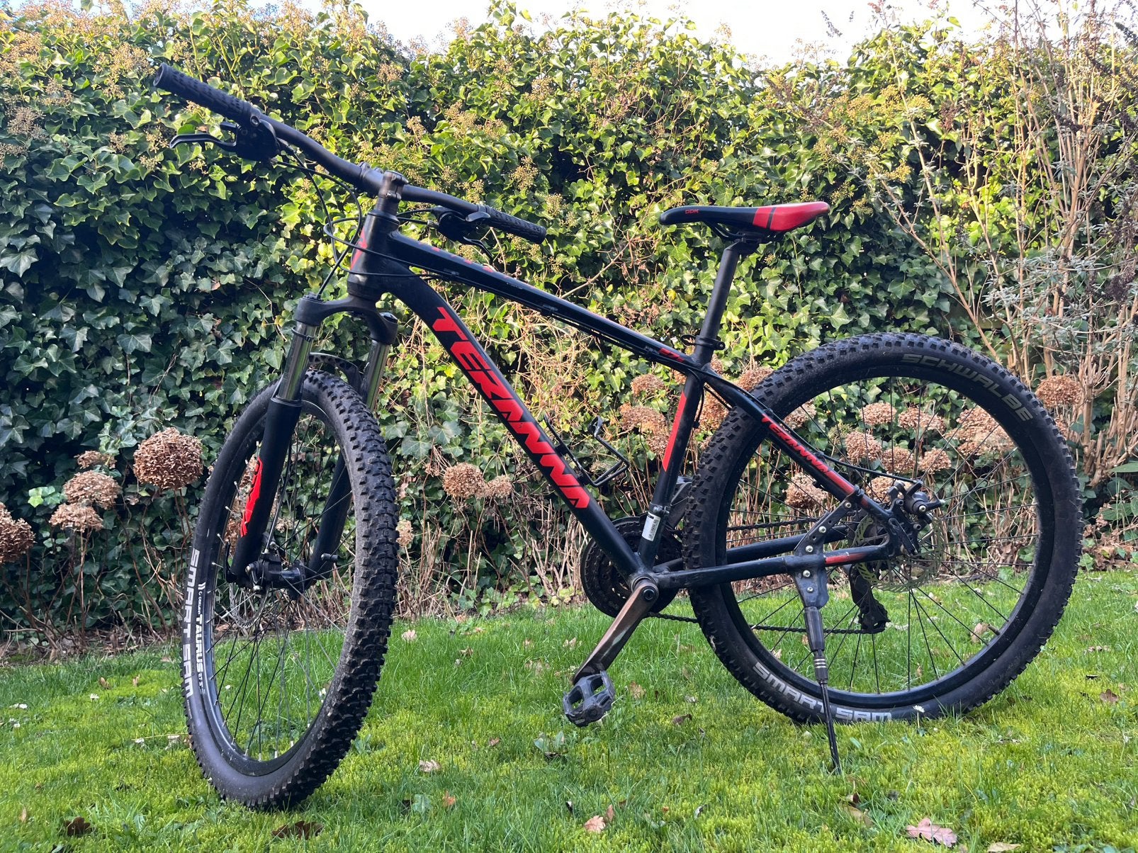 Mountainbike Teranna 27,5 inch zwart 21 versnellingen, Gebruikt, 57 cm of meer, Hardtail, Schijfrem