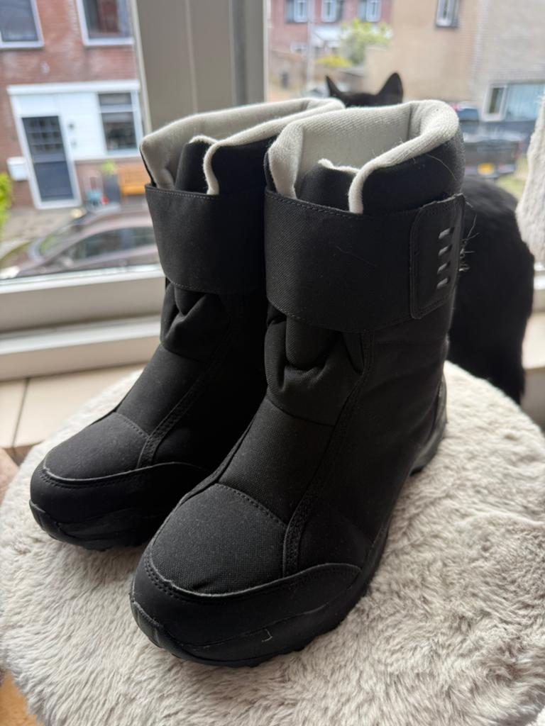 Warme zwarte snowboots maat 36, Snowboots36, Zwart, Snowboots, Ophalen of Verzenden