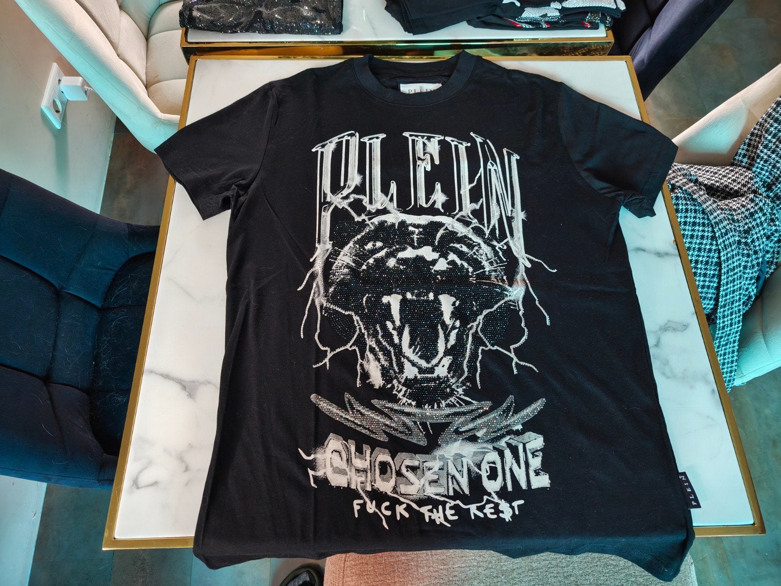 Philipp Plein Panter shirt maat M, Kleding | Heren, Maat 48/50 (M), Zwart, Nieuw, Ophalen of Verzenden