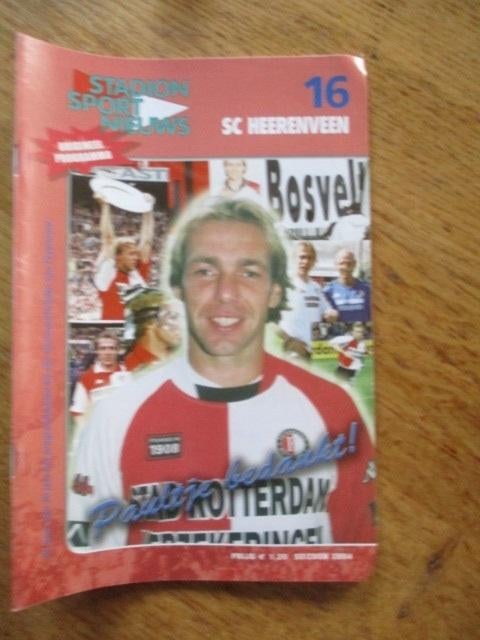 Programmaboekje 16 Feyenoord - SC Heerenveen 7 maart 2004, Ophalen of Verzenden, Gelezen, Watersport en Hengelsport