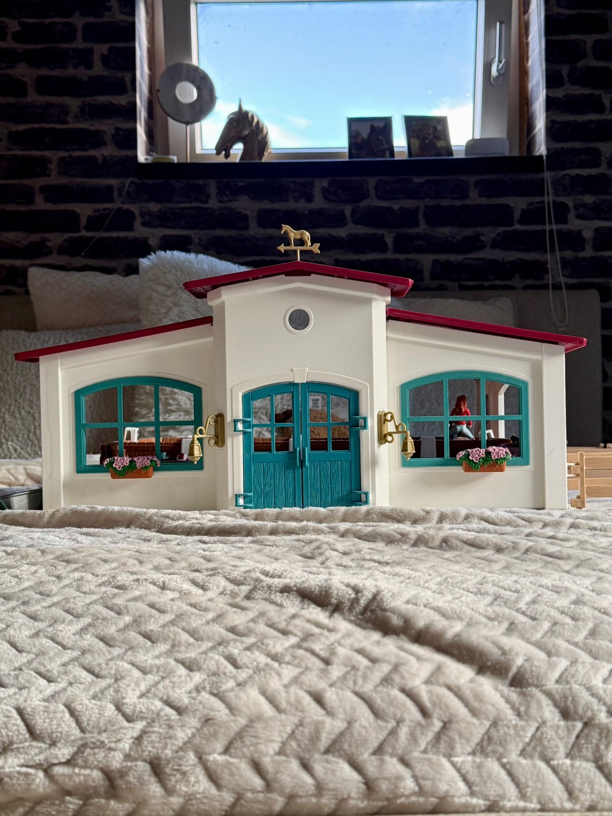 Schleich horse club, Ophalen of Verzenden, Zo goed als nieuw, Poppenhuis