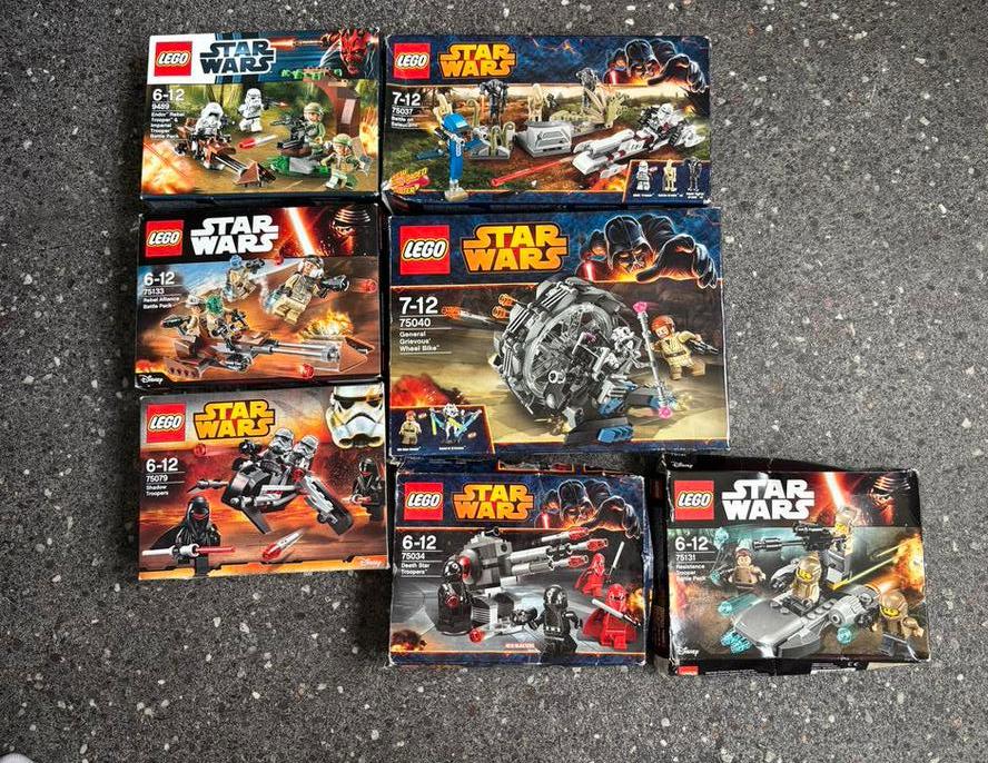 LEGO Star Wars dozen leeg - 9489, 75037, 75133, 75040, 75079, Gebruikt, Star Wars, Lego, Overige typen