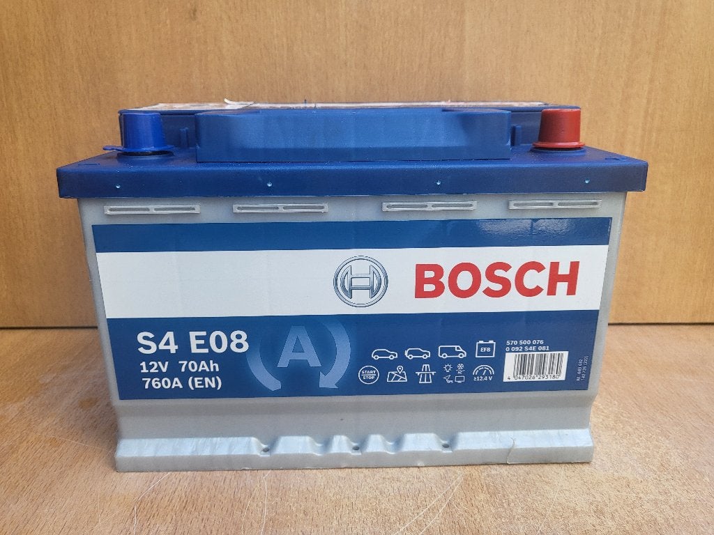 Battery  BOSCH EFB 12 V--70Ah--760A  Start--Stop, Ophalen