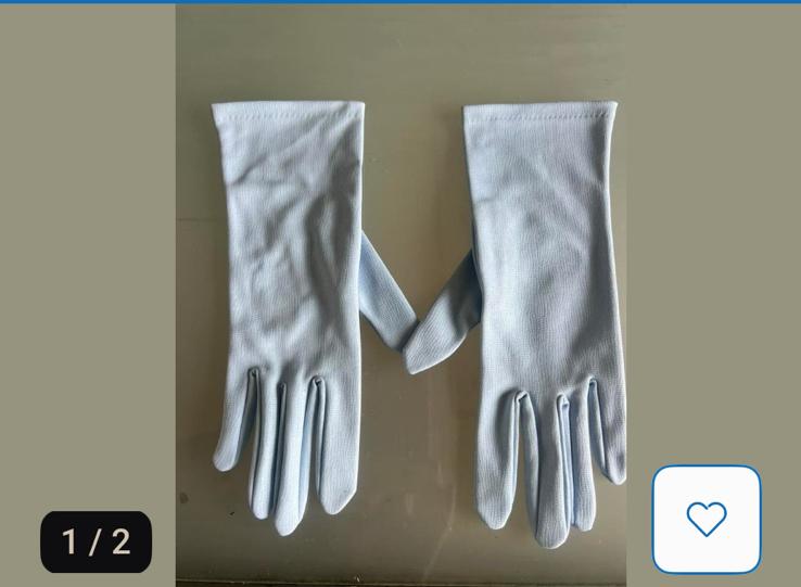 Baby blauwe handschoenen, Antiek en Kunst, Ophalen of Verzenden