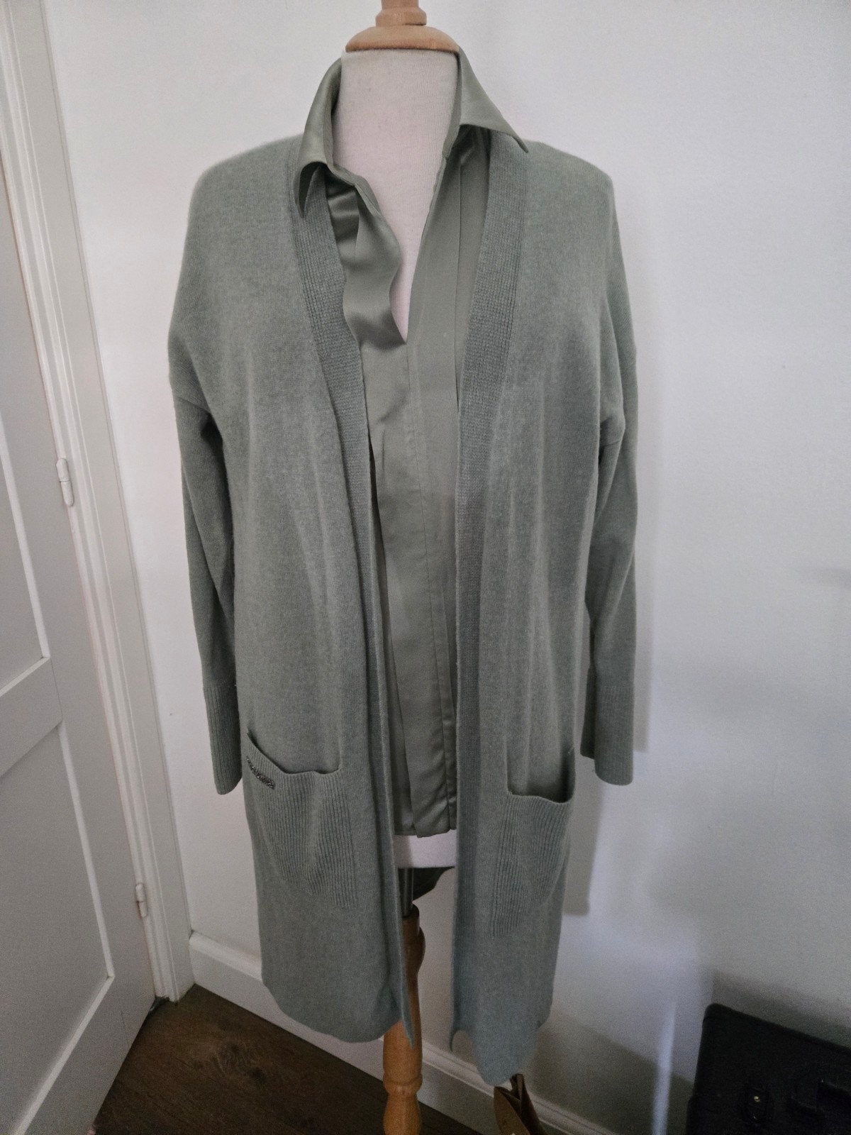 Marccain vest groen, Verzenden, Zo goed als nieuw, Maat 38/40 (M), Groen