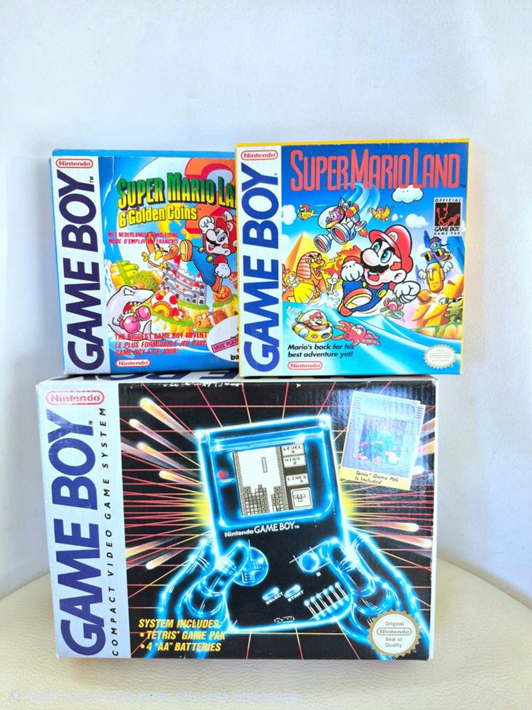 Game Boy Classic + 2 Marioland games CIB, Spelcomputers en Games, Puzzel en Educatief, Gebruikt, 1 speler, Ophalen of Verzenden