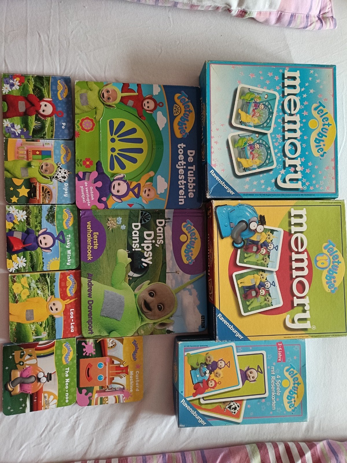 Teletubbies pakket, Ophalen