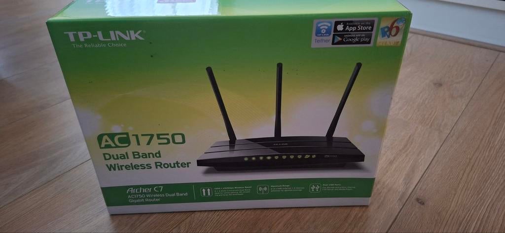 TP-Link Archer C7 AC1750 Dual Band Wireless Router, Computers en Software, Routers en Modems, Ophalen, Gebruikt, Router, TP-Link