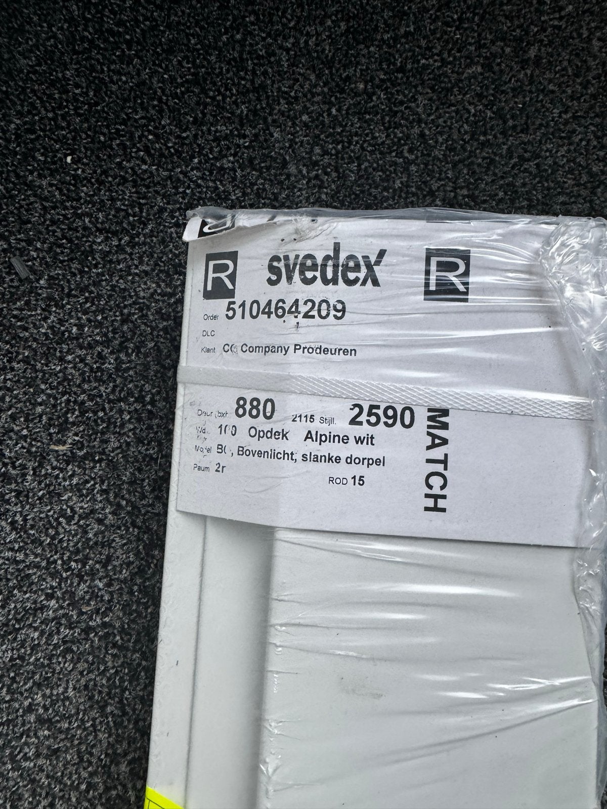 Svedex Stalen Deurkozijn met Bovenlicht - Nieuw, Ophalen, 80 tot 100 cm, 215 cm of meer, Binnendeur