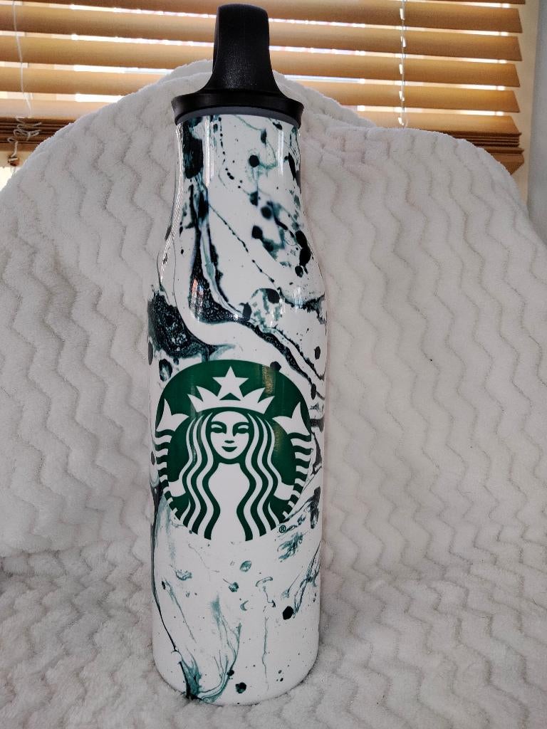 Starbucks waterfles/thermosfles Nieuw groen-wit, Ophalen of Verzenden, Nieuw, Gebruiksvoorwerp