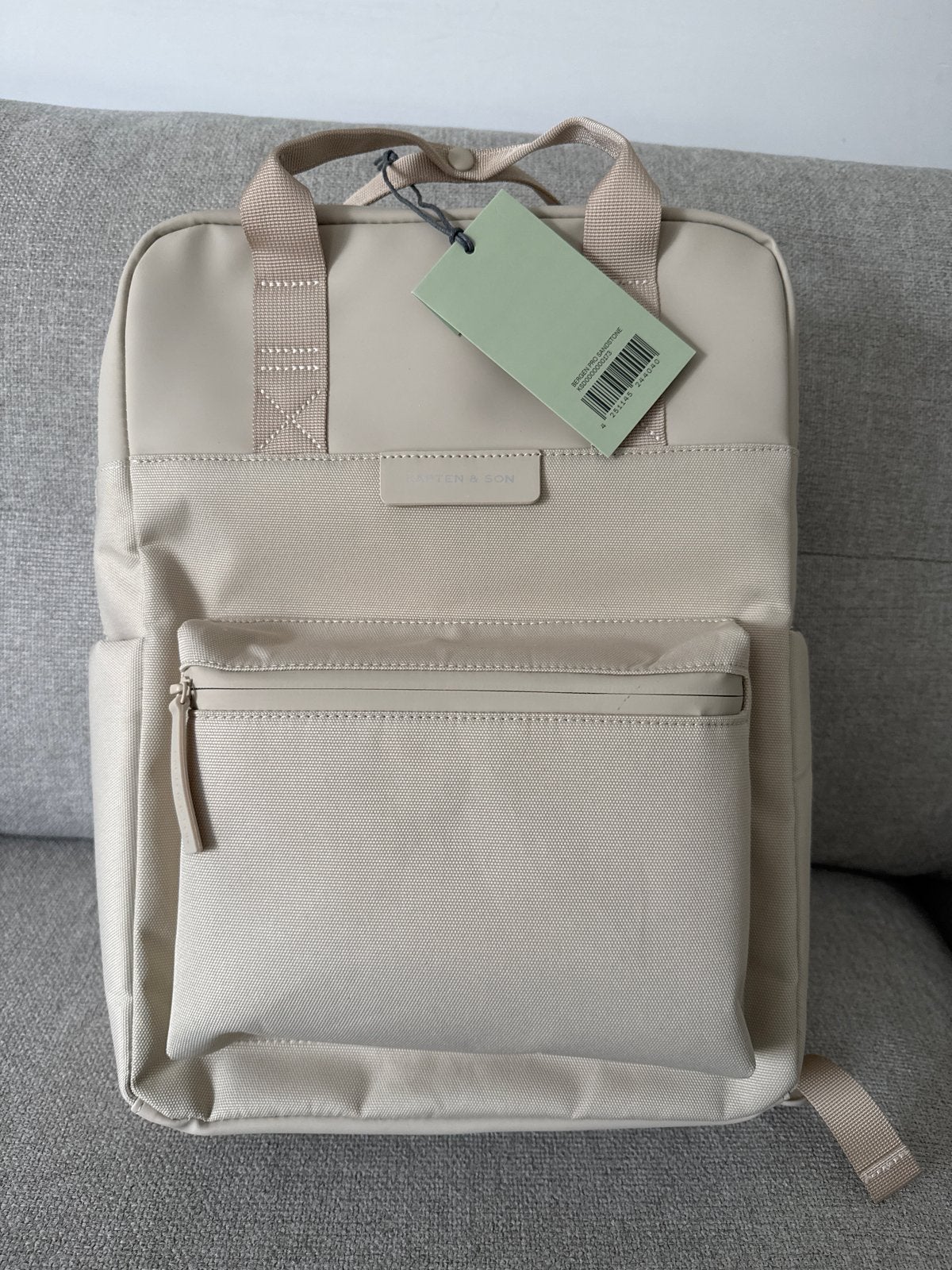 Nieuwe rugzak - Beige merk Kapten & Son, Ophalen, Nieuw, 25 tot 40 cm, Overige merken