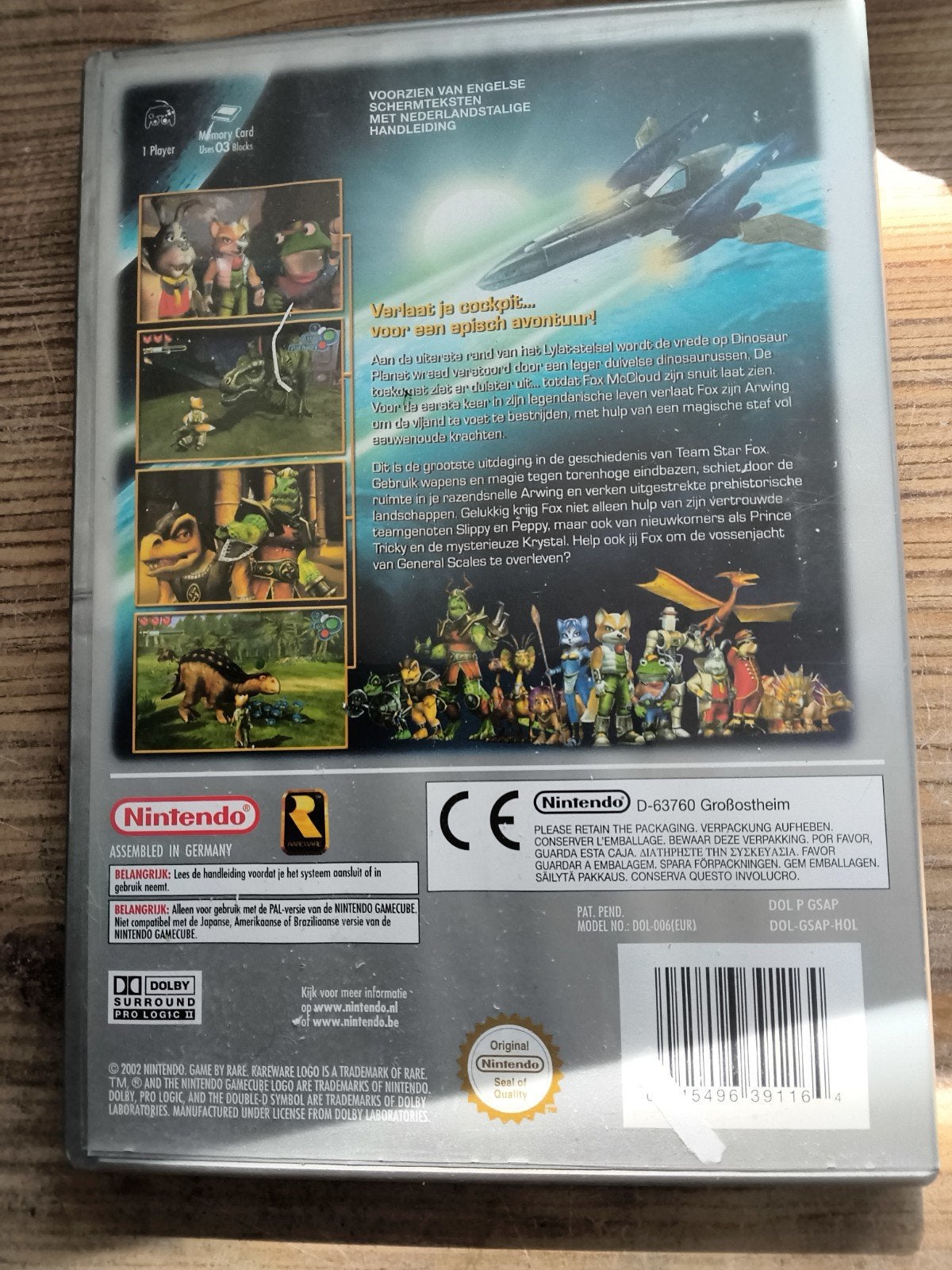 Star Fox Adventures Nintendo GameCube (PAL), Spelcomputers en Games, Avontuur en Actie, 1 speler, Ophalen of Verzenden, Zo goed als nieuw