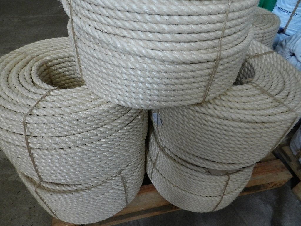 TOUW SISAL  10mm rollen a 220mtr., Ophalen, Nieuw, Lijn of Blok