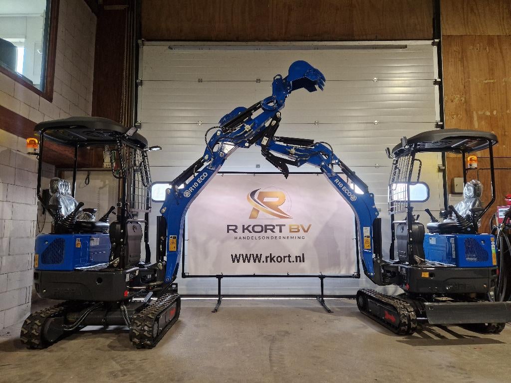 minigraver rippa R10 eco nieuw, Zakelijke goederen, Machines en Bouw | Kranen en Graafmachines, Ophalen of Verzenden, Graafmachine
