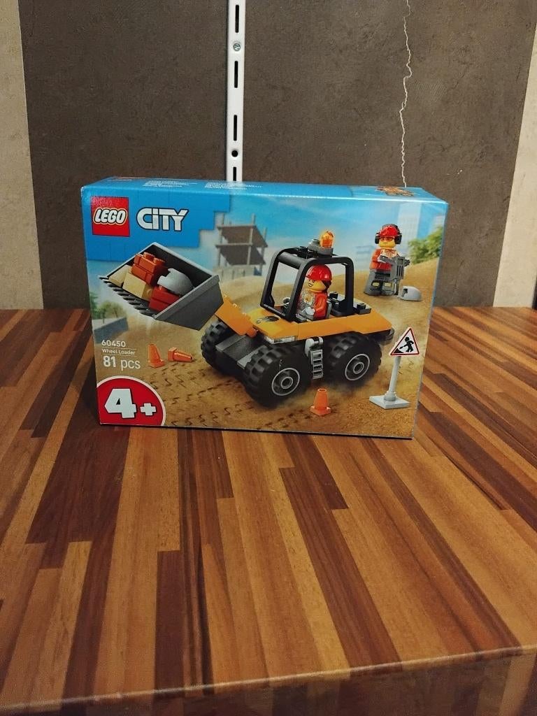 Lego City 60450 I Gele wiellader Gloednieuw in doos, City, Lego, Nieuw, Ophalen of Verzenden