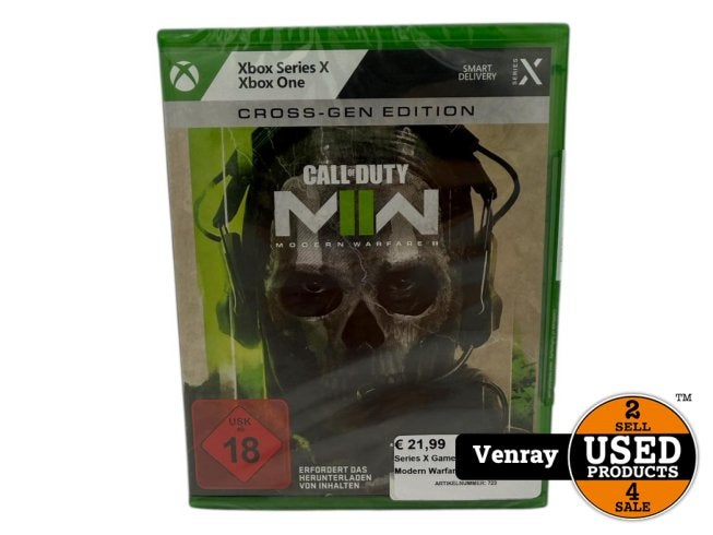 Series X Game: Call Of Duty Modern Warfare 2 | Nieuw In Seal, Activision, Nieuw, https://support.activision.com/contact-us, 3100 Ocean Park Blvd, Santa Monica, CA 90405, Verenigde Staten