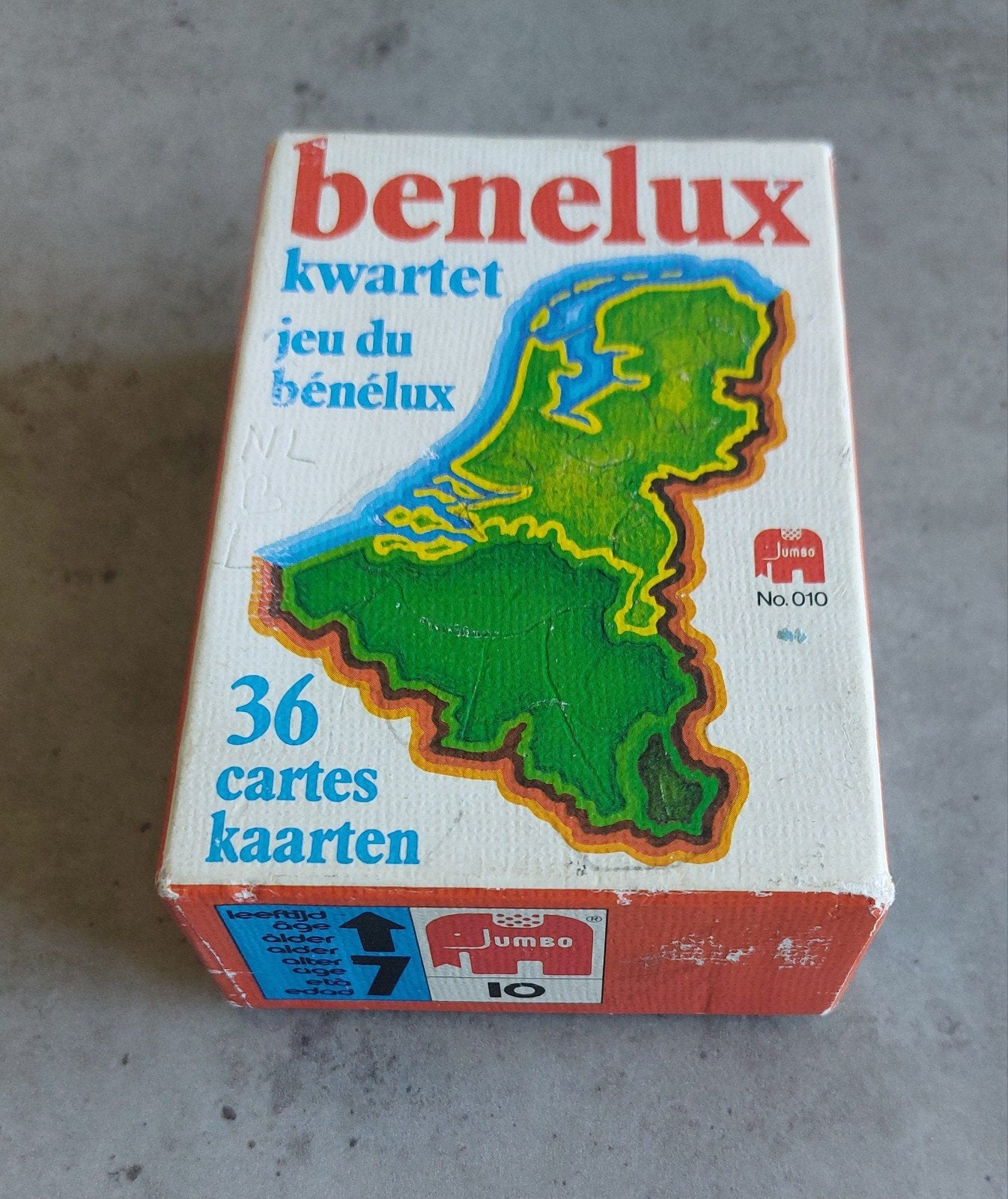 JUMBO nr 10 - Benelux kwartet - VINTAGE jaren 70, Ophalen of Verzenden, Gebruikt, Kwartet(ten)