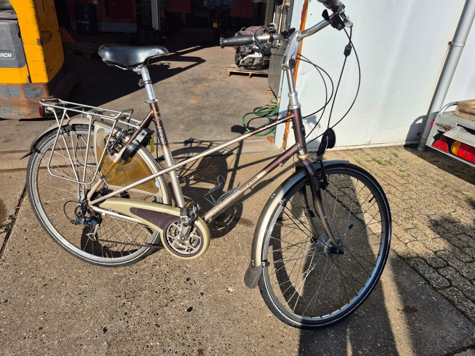 Koga Miyata Roadrunner met Shimano LX, Ophalen