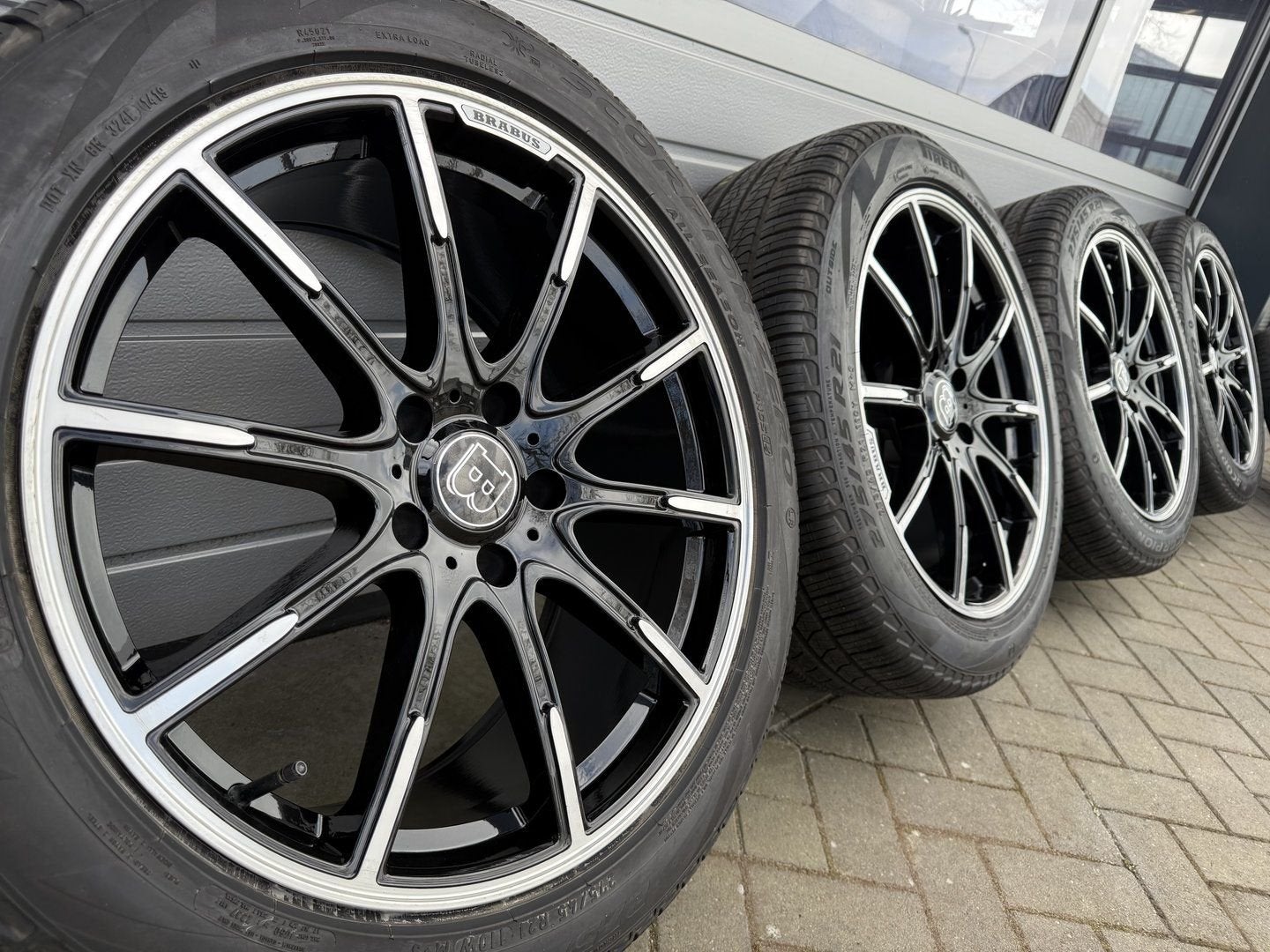 21 " Brabus Mercedes G klasse G500 G63 G55 W461 W463 velgen, -, 275 mm, -, Banden en Velgen