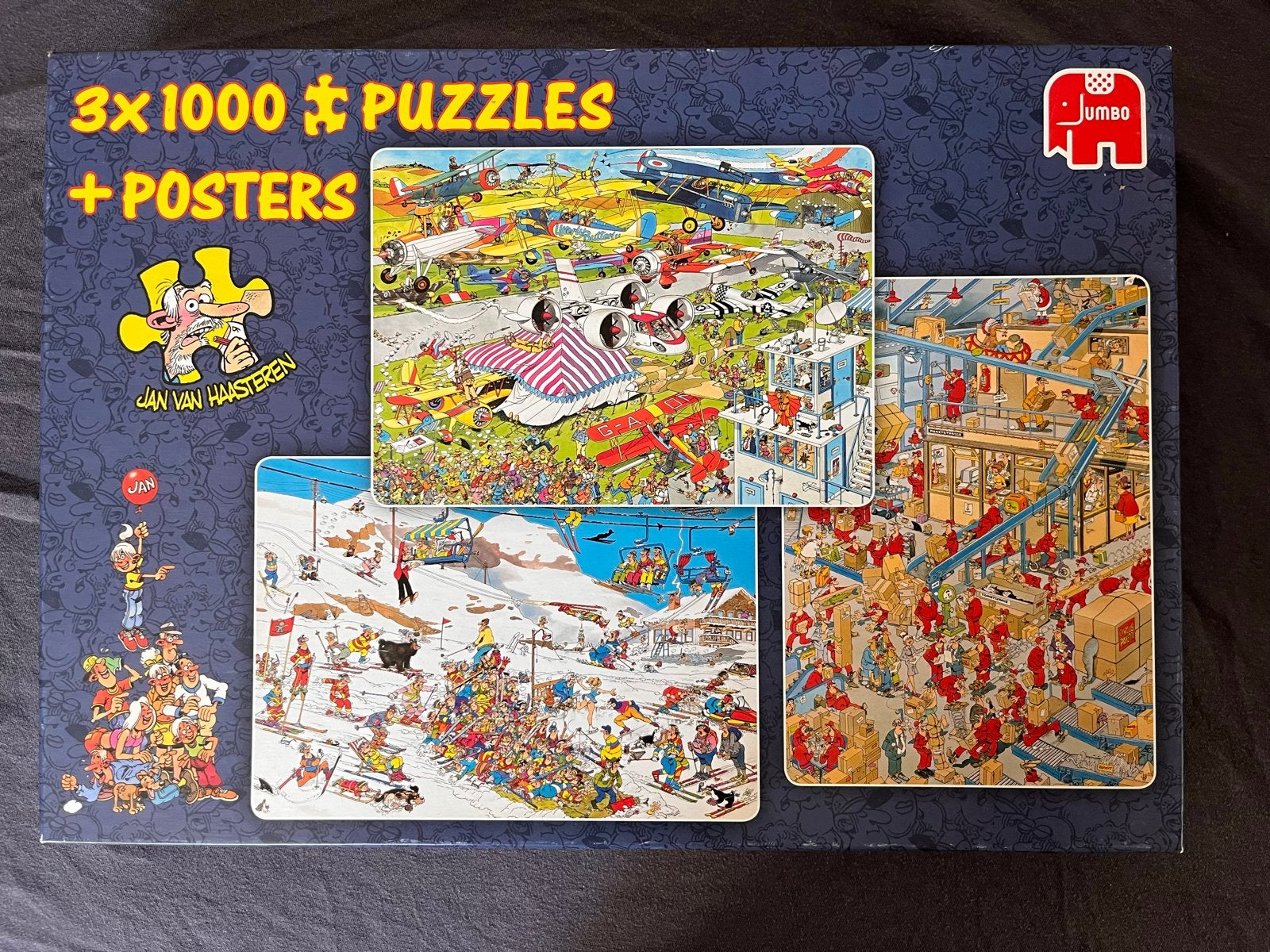 Jan van Haasteren Puzzels - Diverse Collectie, Ophalen of Verzenden, 500 t/m 1500 stukjes, Gebruikt, Legpuzzel